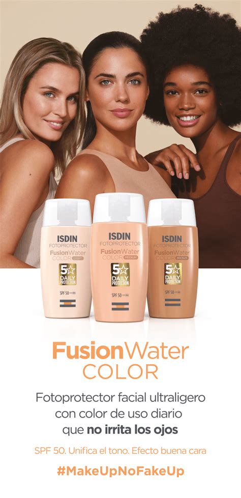 Fusion Water Color Protector Solar Con Color Isdin