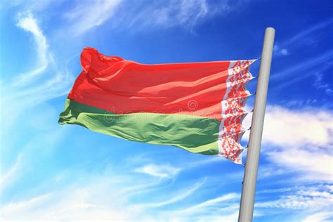 Belarusian flag stock photo. Image of freedom, government - 110506544