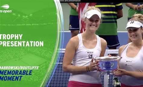 Trophy Presentation Women S Doubles Final 2023 US Open VCP Tennis