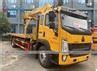 China HOWO 3Tons Flatbed Tow Truck With XCMG Crane Manufacturers