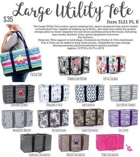 Thirty One Large Utility Tote New Boxmodular Br