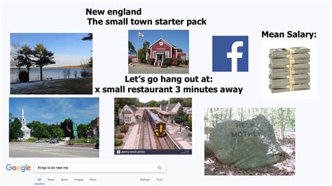 The New England Small Town Starter Pack R Starterpacks