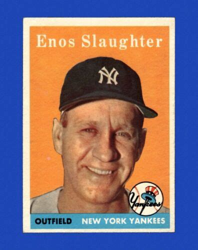 Topps Set Break Enos Slaughter Ex Exmint Gmcards Ebay