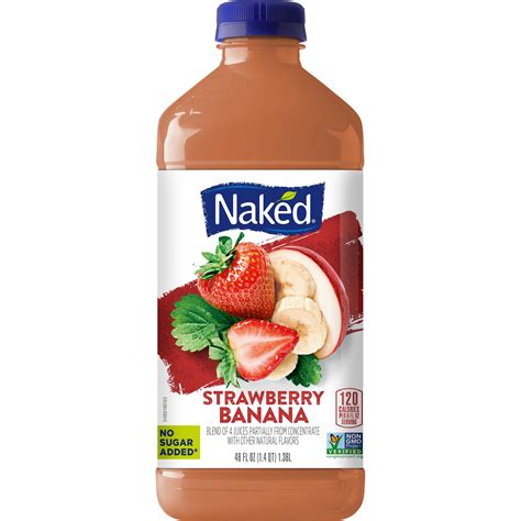 Naked Juice Strawberry Banana 46 Fl Oz Walmart