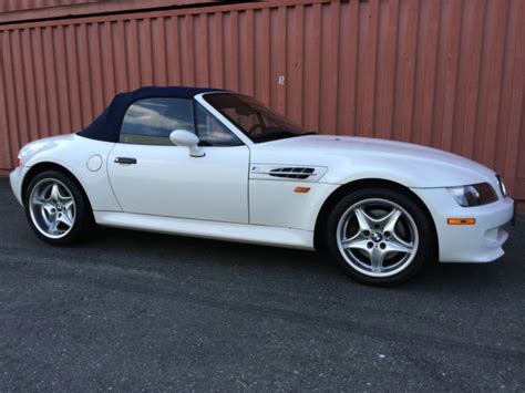 1999 Bmw Z3 M Roadster Convertible 2 Door 32l Alpine White Rare 1 Of