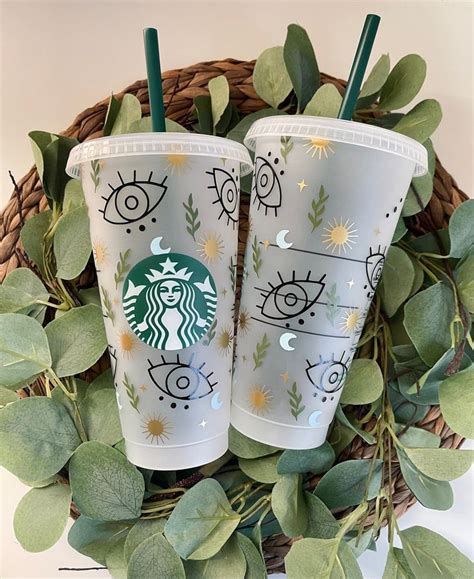 Evil Eye Cold Cup Venti I Evil Eye Starbucks Cup I Evil Eye Etsy