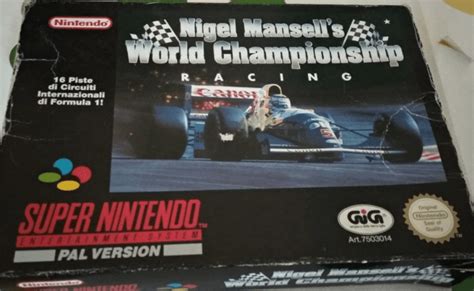 Buy Nigel Mansell S World Championship Racing For Snes Retroplace