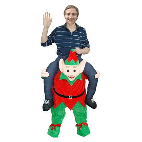 Inflatable Elf Carrying Costume | Costume Party World