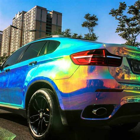 Blue Chrome Car Wrap RC8003 | car wrap supplier | wrapmaster