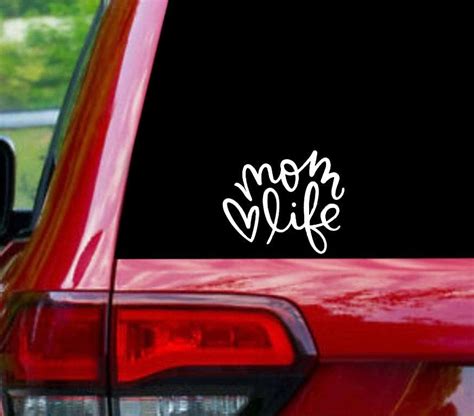 Mom Life Decal Vinyl Sticker Auto Car Sticker For Window