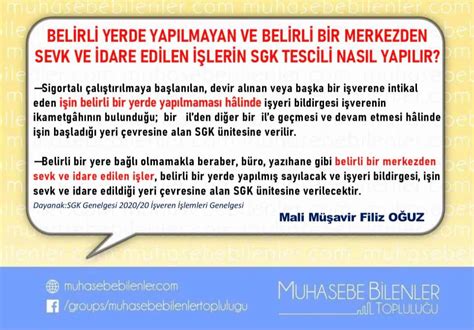 BELİRLİ YERDE YAPILMAYAN VE BELİRLİ BİR MERKEZDEN SEVK VE İDARE EDİLEN