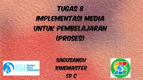 Tugas 8 Implementasi Media Pembelajaran Oke YouTube