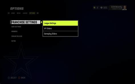 Madden Franchise XP Sliders: How to Set Up