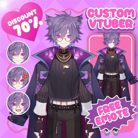 custom   vtuber custom vtuber character vtuber commission vtuber