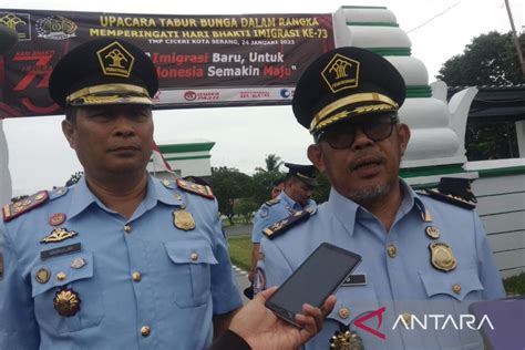 Hari Bhakti Imigrasi Ke 73 Kanwil Kemenkumham Banten Ziarah Di TMP