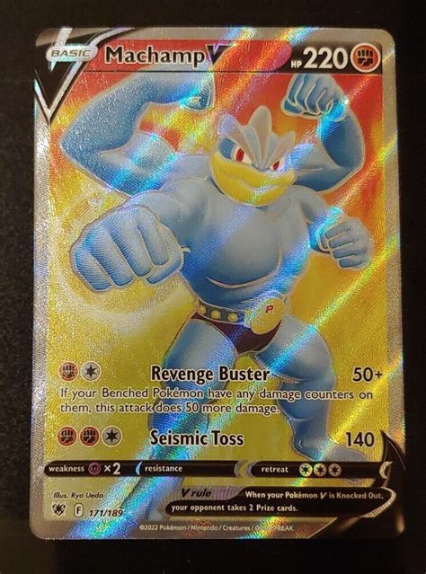 Pokemon Machamp V Astral Radiance Full Art Ultra Rare Fighting