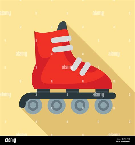 Inline Skates Icon Flat Illustration Of Inline Skates Vector Icon For