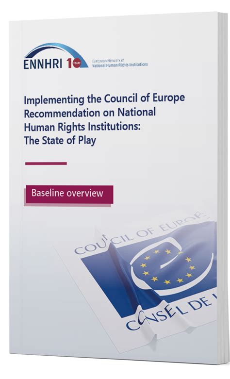 The Council Of Europe Recommendation On Nhris Ennhri