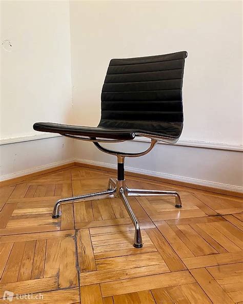 Charles Eames For Vitra Aluminium Chairs Ea Im Kanton Basel Stadt