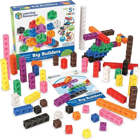 Learning Resources Mathlink Cube Big Builders Imaginative Play Math