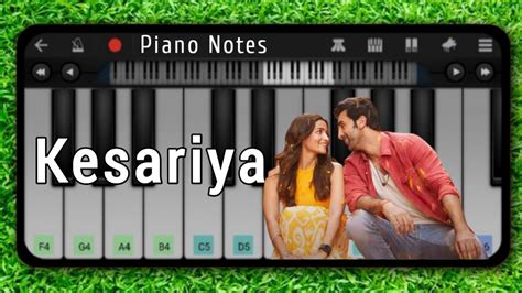 Kesariya Piano Tutorial Arijit Singh Brahmastra Kesariya Tera