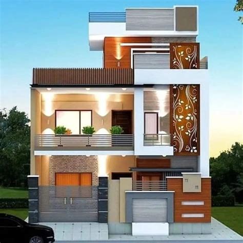 Top Double Floor House Front Elevation Designs For Small Houses