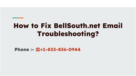 Ppt How To Fix Bellsouth Net Email Troubleshooting Powerpoint