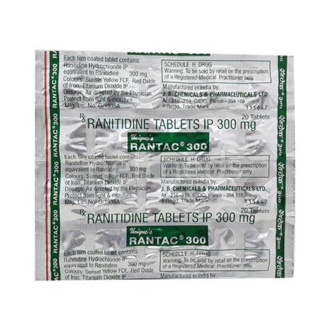 Rantac 300mg Tablet 20s Buy Medicines Online At Best Price From