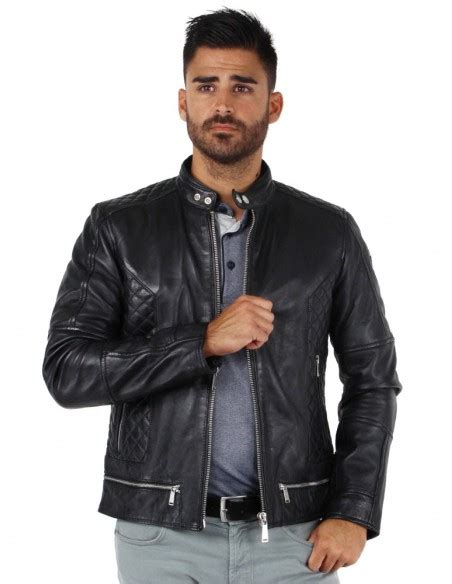 Blouson Cuir Lincoln Casting Redskins Noir Achat Vente Blousons