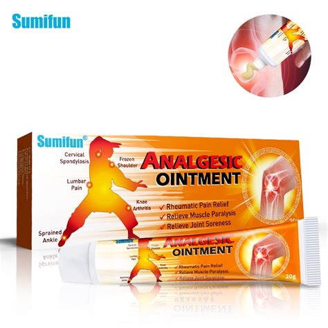 20g Sumifun 1pcs Chinese Analgesic Balm Ointment Arthritis Joint Back Pain Relief Cream