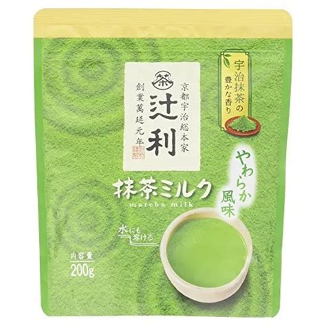 KYOTO TSUJIRI Matcha Milk Green Tea Milk Powder Flavor 200g JAPAN 16