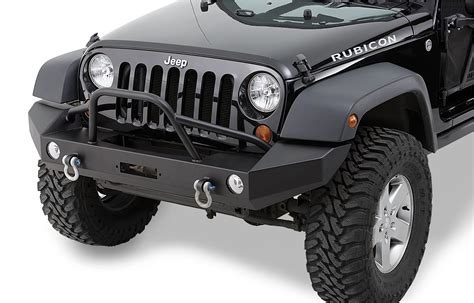 Warrior Products Full Width Front Winch Bumper With Brush Guard