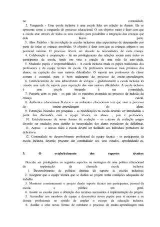 O que é inclusão escolar PDF