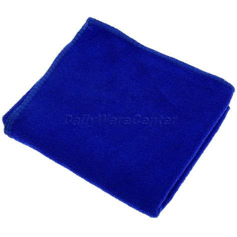 1Pc Blue 30x70cm Soft Microfiber Absorbent Car Wash Cloth Washing