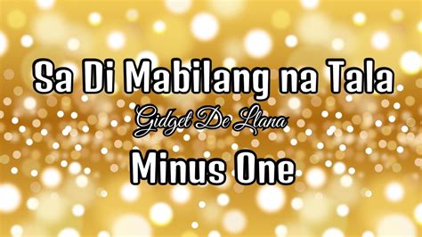 Sa Di Mabilang Na Tala Minus1 Asop YouTube