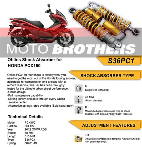 Jual Shockbreaker Shockbreker Shock Ohlins Honda Pcx Cbu Build