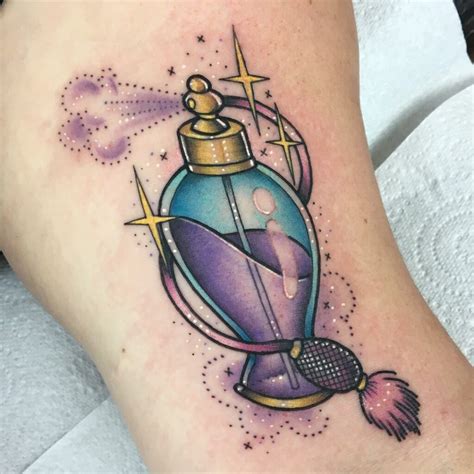 11 Perfume Tattoo Ideas That Will Blow Your Mind