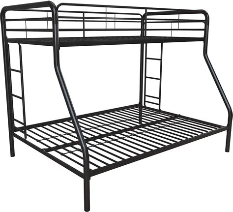 Dhp Dusty Twin Over Full Metal Bunk Bed Black Amazon Ca Home