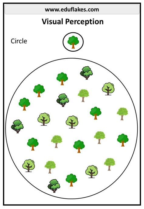 Kindergarten Visual Perception Worksheets Eduflakes