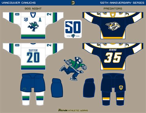 Canucks 50th Anniversary Series - Concepts - Chris Creamer's Sports ...