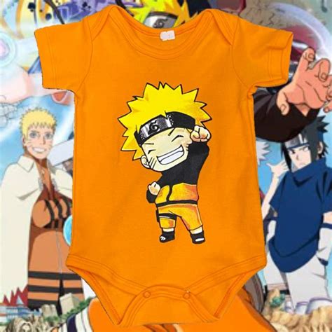Roupa De Bebe Naruto - Body Macacão de Bebê Anime Naruto | Shopee Brasil