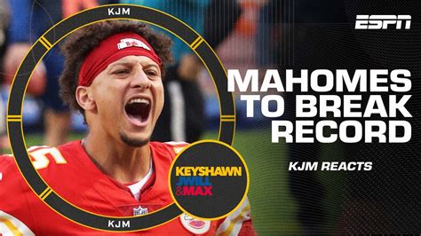 Patrick Mahomes Is On Pace To Break The Nfls Record For Passing Yards In A Season 👀 Kjm Youtube