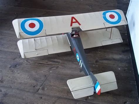 Large Model Of A British Ww1 Sopwith Pup Fighter Aircraft