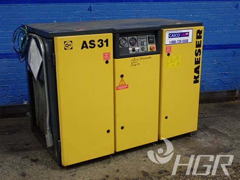 Used Kaeser Air Cooled Rotary Screw Compressor Off