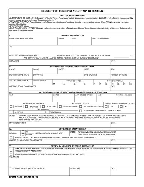 Af Imt Form 3920 Fill Out Sign Online And Download Fillable Pdf