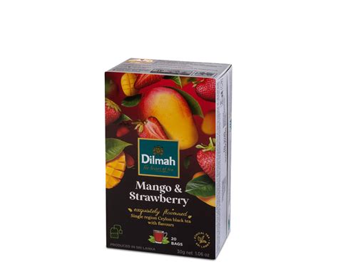 Herbata Dilmah Mango Strawberry 20x1 5g Ekspresowa Czarna O Smaku