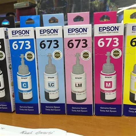 Jual Tinta Epson Original Tinta Asli Epson T Per Botol Ml Di