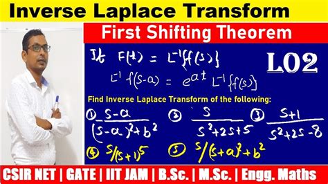 First Shifting Theorem Of Inverse Laplace Transform In Hindi