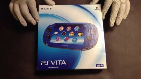 Sapphire Blue Playstation Vita Console Unboxing Youtube