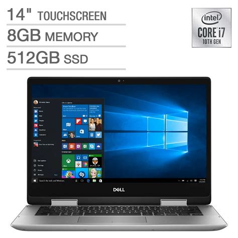 Dell Inspiron 14 5000 Series 2 In 1 14 Touchscreen Laptop 10th Gen Intel Core I7 512gb Ssd